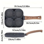 4-Hole Nonstick Breakfast Frying Pan (Free Gift Included)