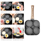 4-Hole Nonstick Breakfast Frying Pan (Free Gift Included)