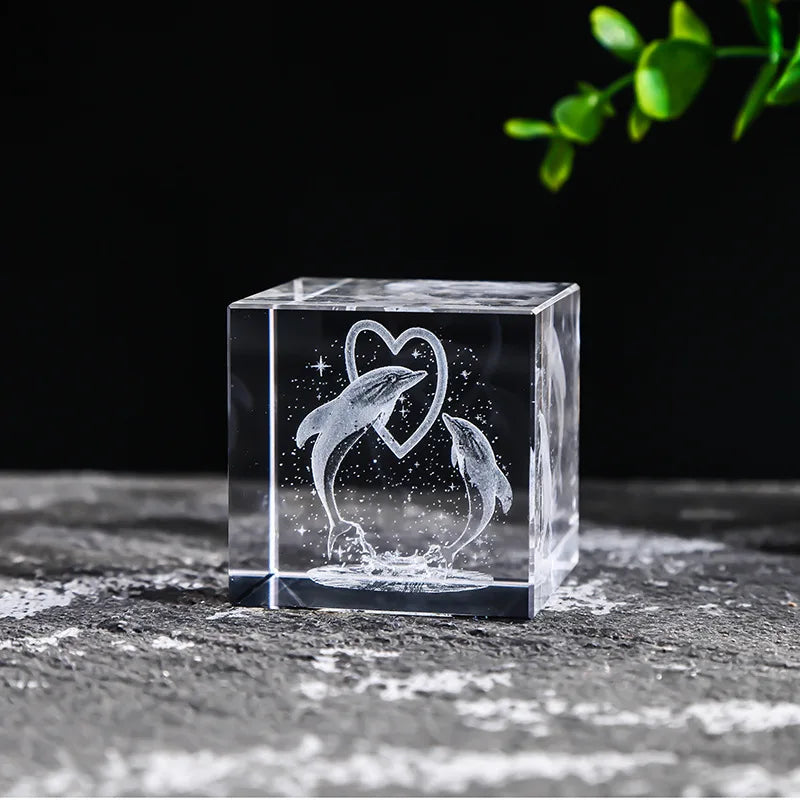 Display Crystal Cubes