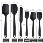 6-Pcs Silicone Spatula Set