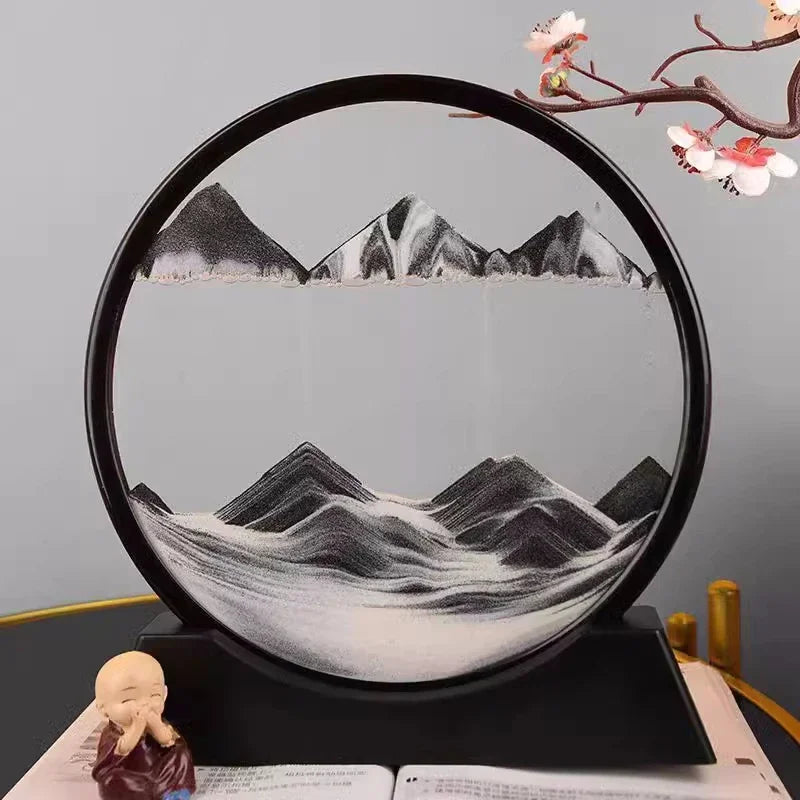 Moving Sandscape Hourglass