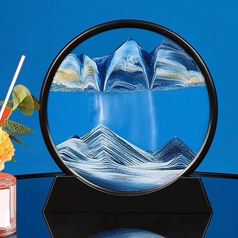 Moving Sandscape Hourglass