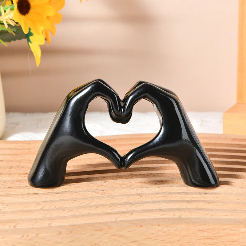 Gold Heart Hands