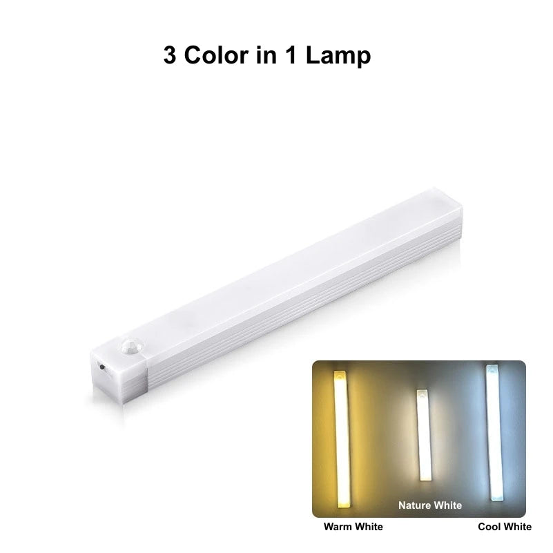 Wireless USB Rechargeable Motion Sensor LED Bar Light
