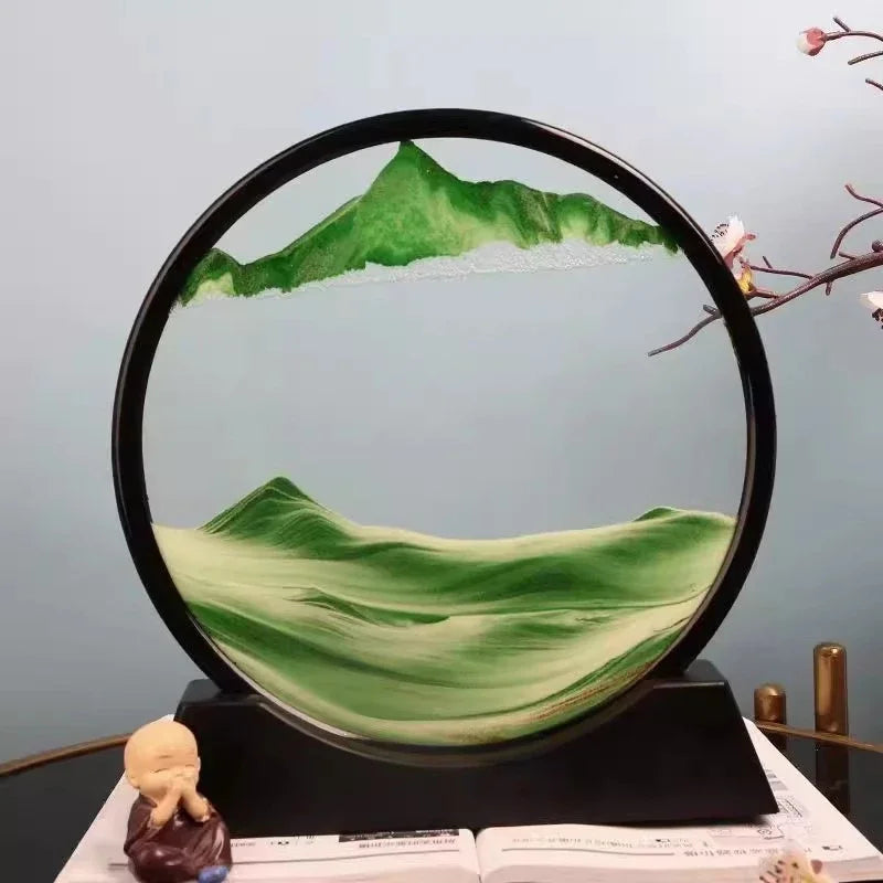 Moving Sandscape Hourglass