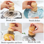 Kitchen Wooden Scrubber