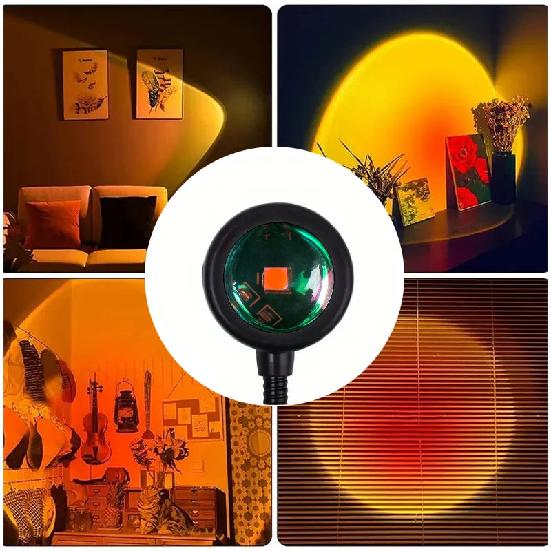 Sunset Projection LED Lamp