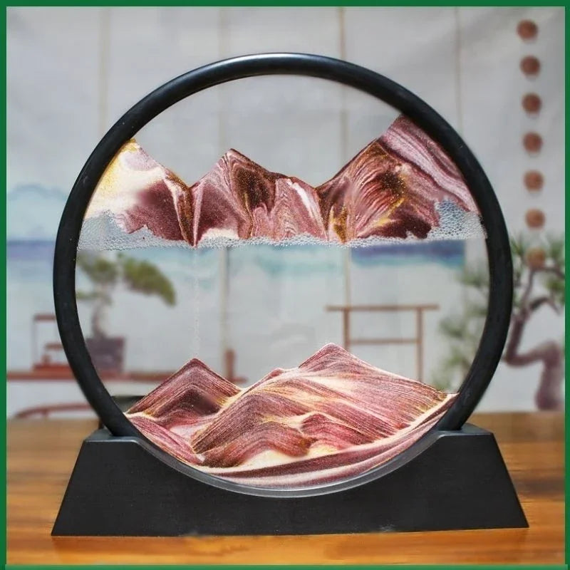 Moving Sandscape Hourglass