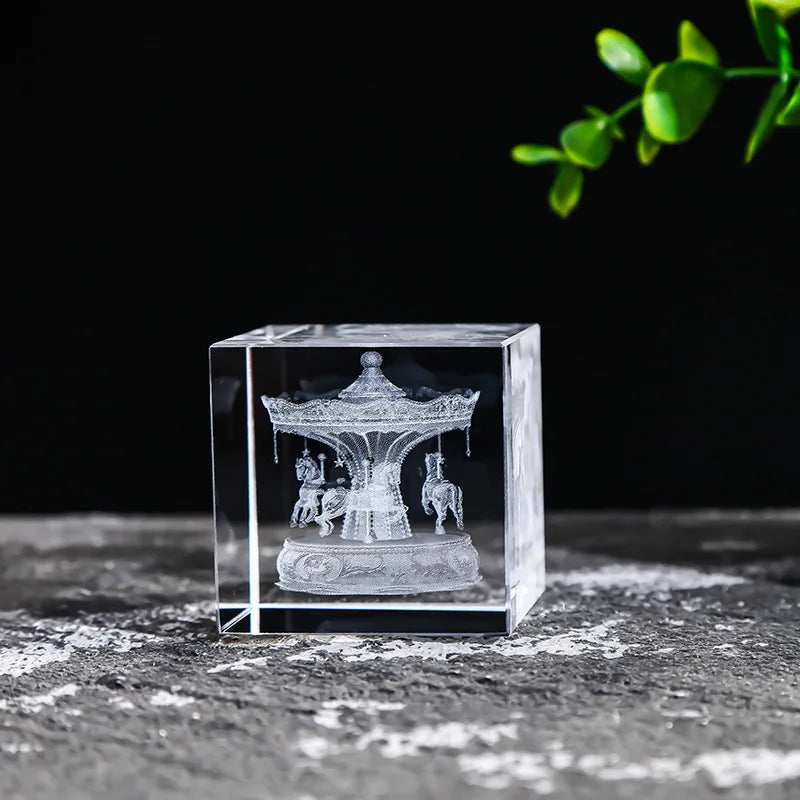 Display Crystal Cubes