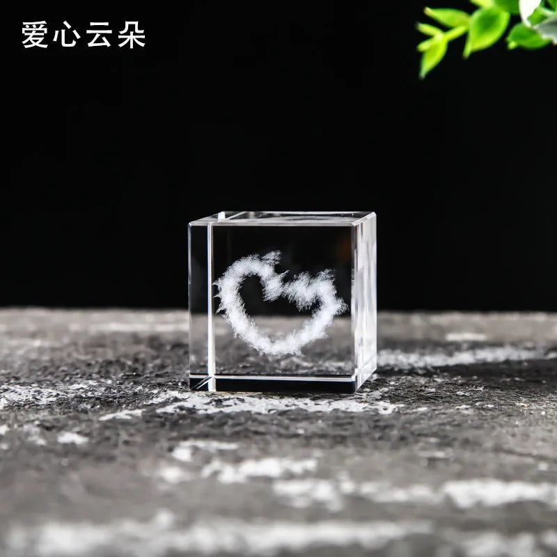 Display Crystal Cubes
