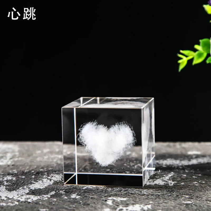 Display Crystal Cubes