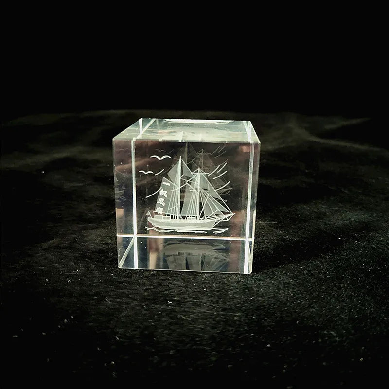 Display Crystal Cubes